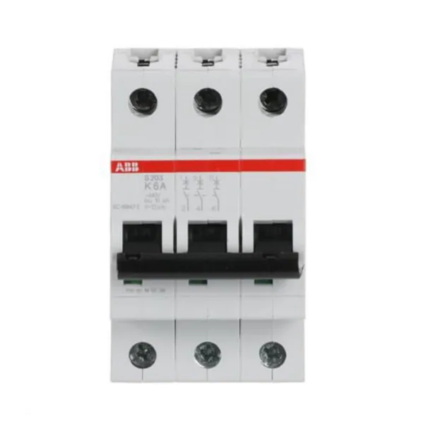 Johdonsuojakatkaisija S200 S203-K6 3-NAP K6A