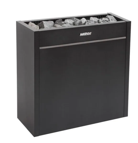 Lattiakiuas Harvia Virta Pro E-mallli HL160 16 KW MUSTA