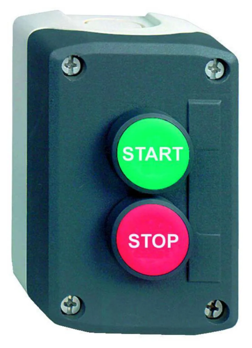 Painikekotelo valmis Schneider Electric Harmony XALD215 START-STOP