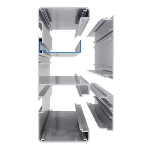 Johtokanava MP-Bolagen Ductel TBxxxx-3 - JOHTOKANAVA DUCTEL TB1740-3 AL 170X65X3000 VAL