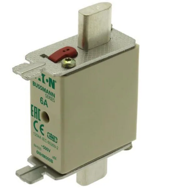 Kahvasulake Bussmann 6NHM000B 6A 500V AM KOKO 000