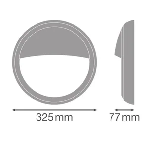 Mekaaninen lisätarvike Ledvance Bulkhead Value - MEKAANINE LISÄTARVIKE LEDVANCE BLKH CBO RD EYELID 325 WT