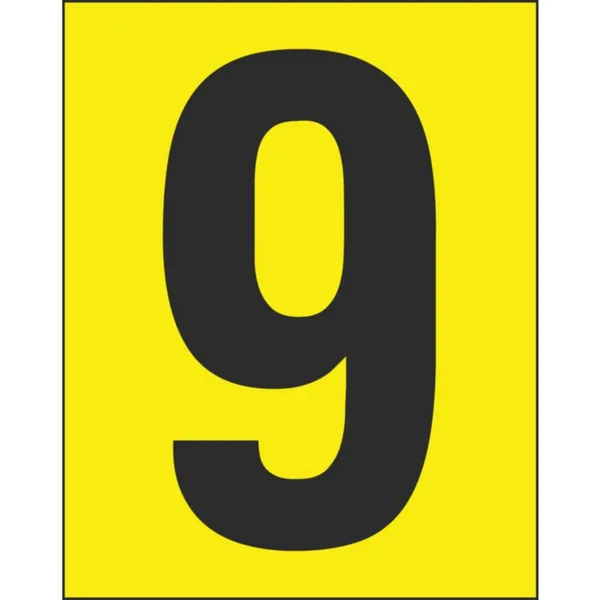 Merkintäkilpi Hammarprodukter H50 numerot H-50V NUMERO 9, PSS 25