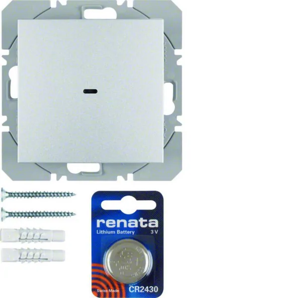 Painike langaton KNX Hager S.1 1OS. PAR 3V QUICKLINK ALU