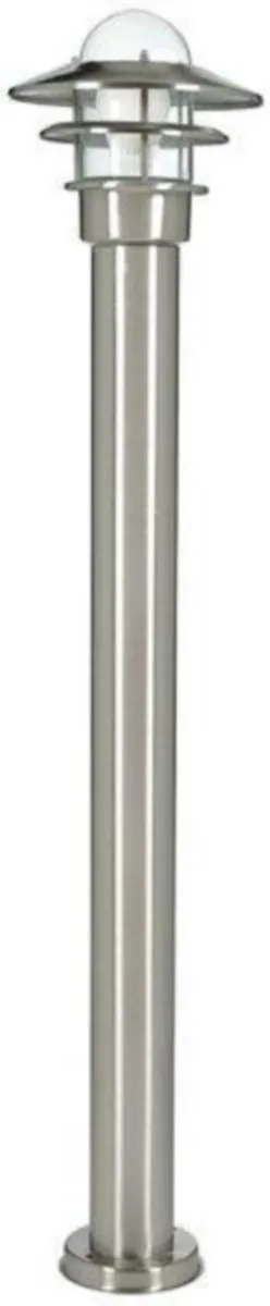 Pihapiirivalaisin Airam Käpylä Bollard IP44 E27 GLC RST H1100 – ruostumaton teräs (RST)