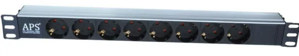 Pistorasiapaneeli APS 19" Alumiinirunko 1U 3m ALUMIINI