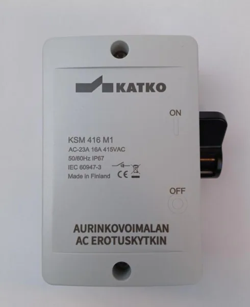 Turvakytkin vipu Katko IsoSafe Aurinko