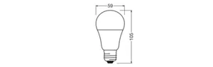 Vakiolamppu Ledvance Value Classic - VAKIOLAMPPU VALUE CLASSIC CLA 8W/865 806LM E27 OP