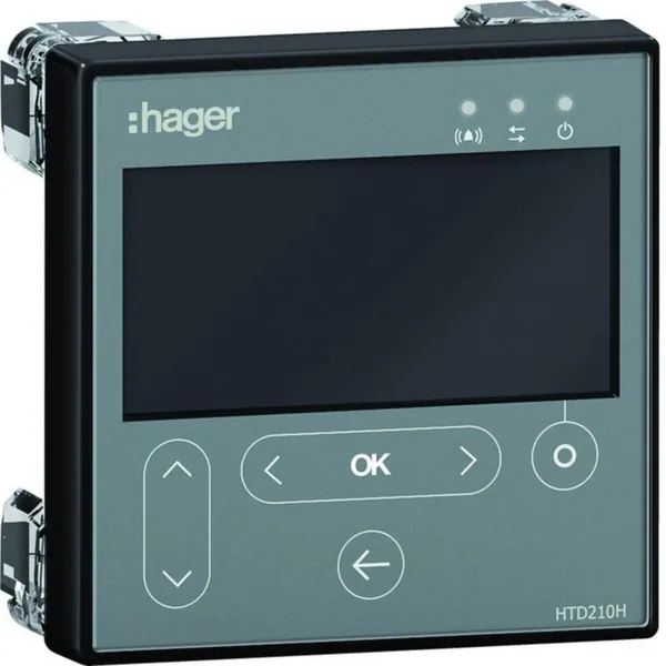 Asennustarvike Hager h3+ näyttöpaneeli