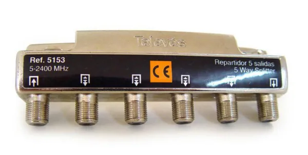 Jaotin Televes 5-2400 MHz, 5-2400 MHZ, 5X11-12 DB
