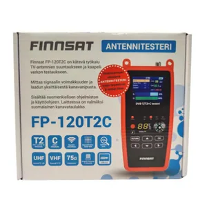 Antennimittari Finnsat DVB-T/T2+C testeri - MITTALAITE DVB-T/T2+C TESTERI, 47-862MHZ