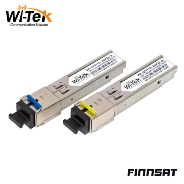 ETHERNET KYTKINTARVIKE WI-TEK SFP TX/RX 20KM LCUPC SINGLE SM