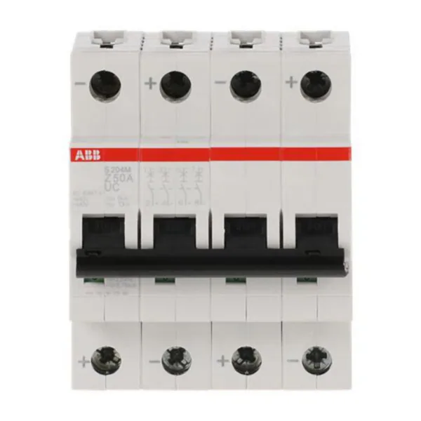 Johdonsuojakatkaisija ABB S200MUC 4-pole Z-char. 50A