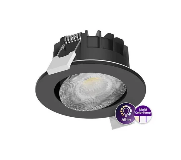 Kohdevalaisin Philips Ledinaire All-in 550LM CCT 6W 60D IP65/IP20 BK