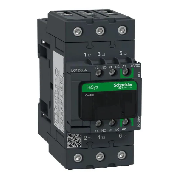 Kontaktori Schneider Electric TeSys LC1D80AKUE 80A 3S 100-250VACDC