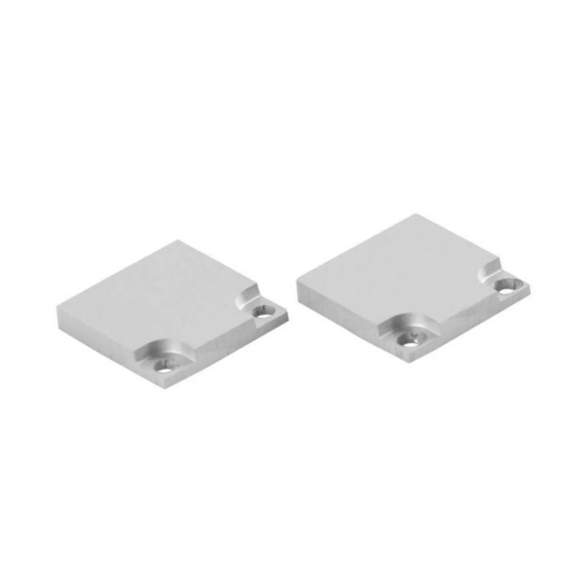 LED-alumiiniprofiili Hide-a-lite U - PÄÄTYLEVY HIDE A LITE U-KISKOON KORKA ALU 2KPL