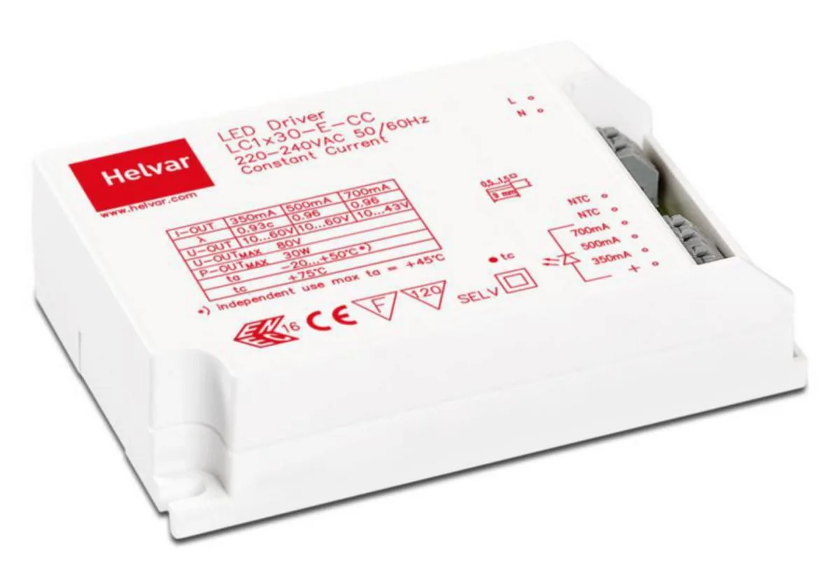 LED-liitäntälaite Helvar - LED-LIITÄNTÄLAITE HELVAR LC1X30-E-CC & LC1X30 SR