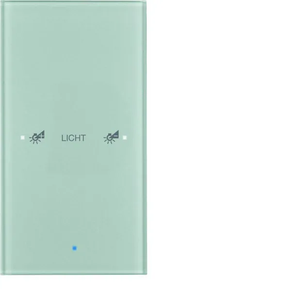 Painike KNX Hager TS Sensor 1OS. LISÄT. OP. LASI ALU