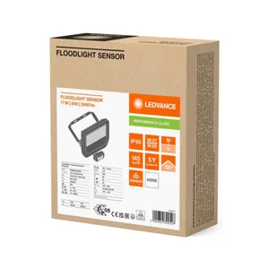 Tunnistinvalonheitin Ledvance Floodlight PFM musta - VALONHEITIN FLOODLIGHT SENSOR FL 20 2400LM 840 SYM S ML BK
