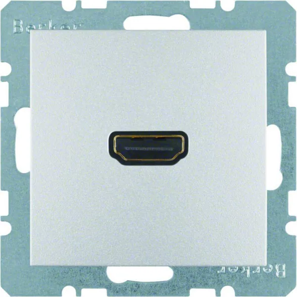 AV-rasia Hager S.1 HDMI V1.3 TYPEA UK ALU