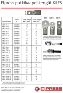 Kaapelikenkä Elpress - KAAPELIKENKÄ KRFS120-6