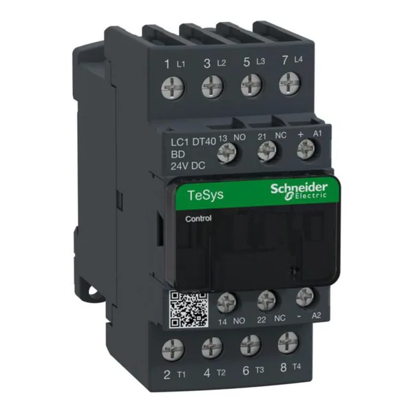 Kontaktori Schneider Electric TeSys LC1D LC1DT40BD 40A 4S 1S+1A 24VDC