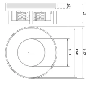 Lattiarasia Hager electraplan.VE-EE EKQ060 RST - LATTIARASIA ELECTRAPLAN.VE-EE EKQ060 RST D215 PUTKI 25MM