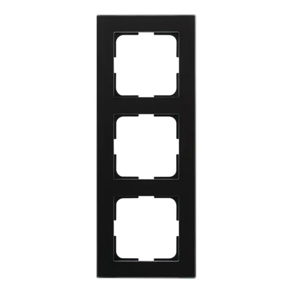 Peitelevy ELKO Plus Option-kehys 3OS/IP20/86MM MUS LASI OPTION