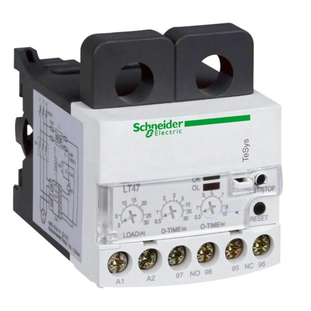 Ylivirtarele Schneider Electric TeSys 0,5-6A 24V ACDC