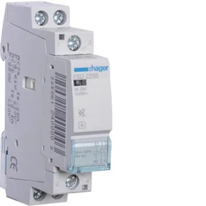 Kontaktori Hager Hurinaton - KONTAKTORI HAGER ESD225S 2S 25A K.24VAC HUR