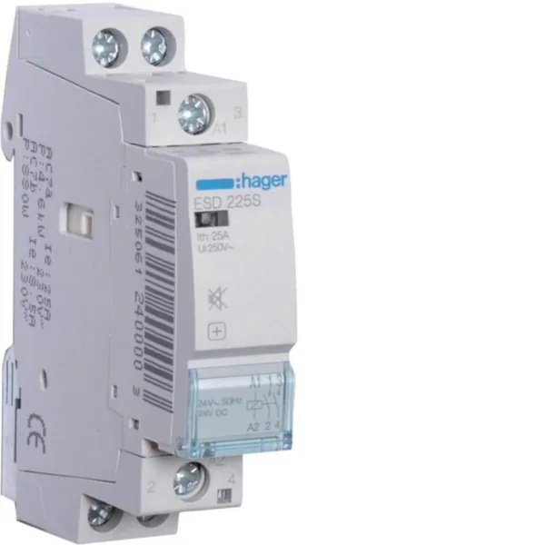 Kontaktori Hager Hurinaton ESD225S 2S 25A K.24VAC HUR