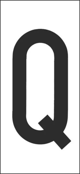 Merkintäkilpi Hammarprodukter H50 kirjaimet H-50 VALK. KIRJAIN Q, PSS 25