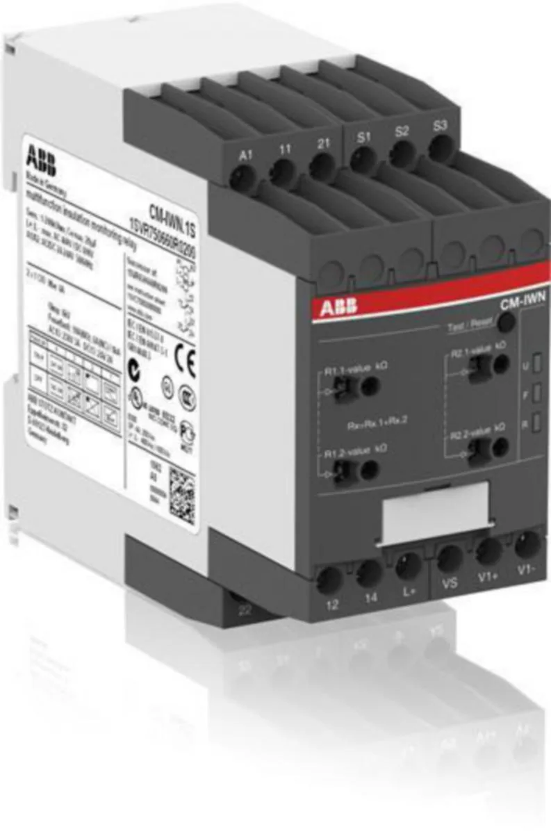 Valvontarele eristys/maavuoto ABB - VALVONTARELE ERISTYS/MAAVU.ABB CM-IWN.1S ERISTYSTASONVALVONTA