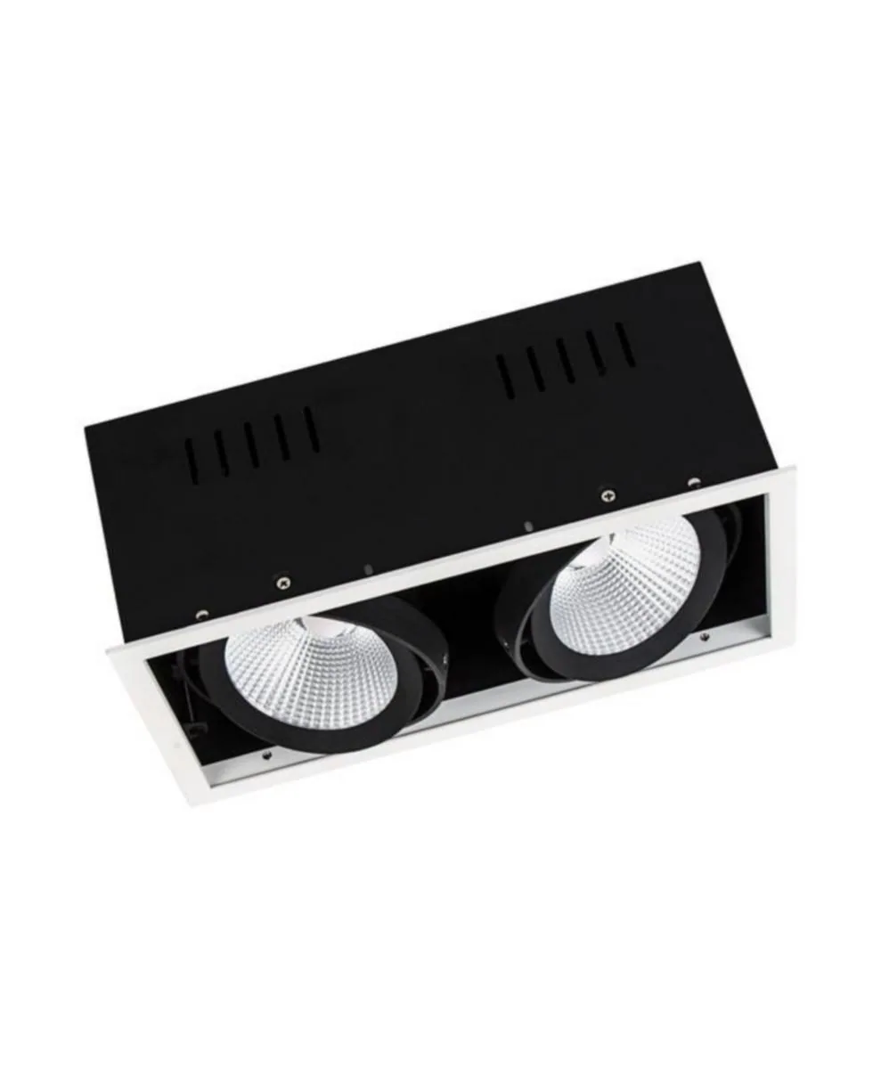 Alasvalo Ledvance Spot Multi - ALASVALO SPOT MULTI SP MULTI 2X30W/4000K FL WT/BK