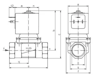Magneettiventtiili Asco SIRAI L133B06-1 - ASENNUSTARVIKE SIRAI MAGNEETTIVENTTIILI L133B06-1