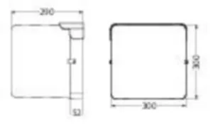 Numerovalaisin Airam Noppa Cube - NUMEROVALAISIN NOPPA CUBE IP65 IK10 12W/840 PCO WH