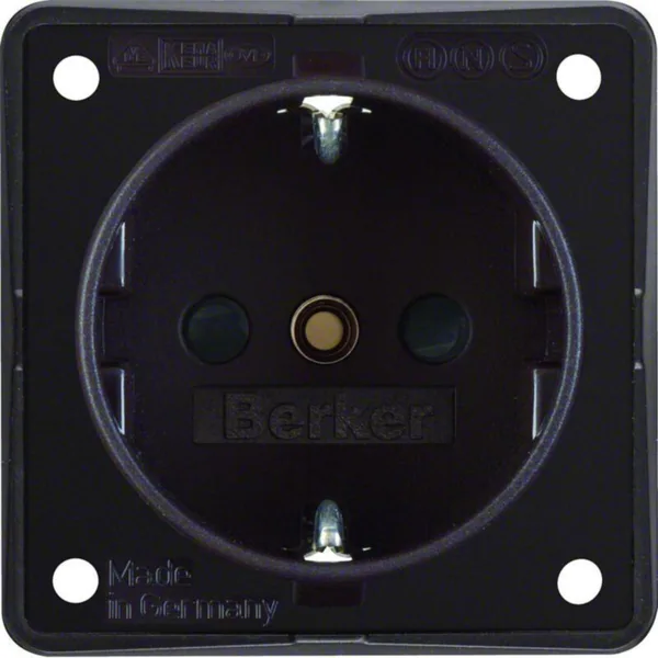 Pistorasia Hager Integro Flow 1S/16A/230VAC UR brown