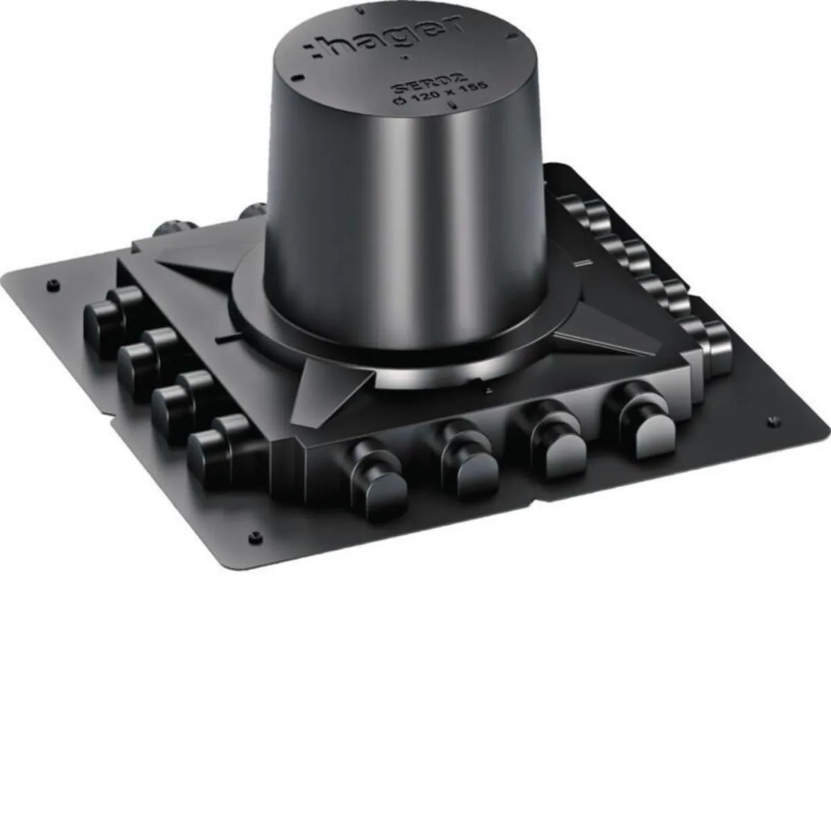 Valurasia Hager Electraplan.VE-EE - VALURASIA ELECTRAPLAN.VE-EE LARA R02 K=155MM MUS