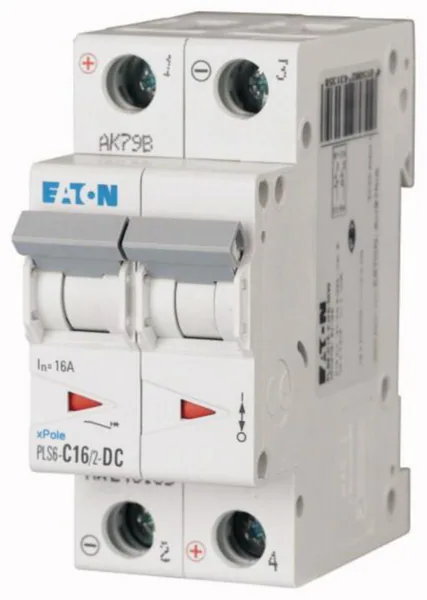 Johdonsuojakatkaisija Eaton Xpole PLS6-C16/2-DC-MW