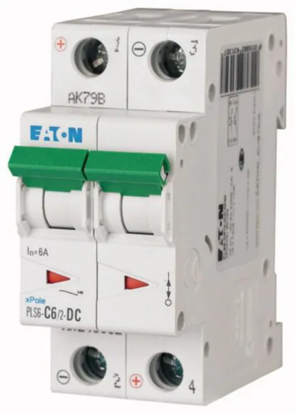 Johdonsuojakatkaisija Eaton Xpole PLS6-C6/2-DC-MW