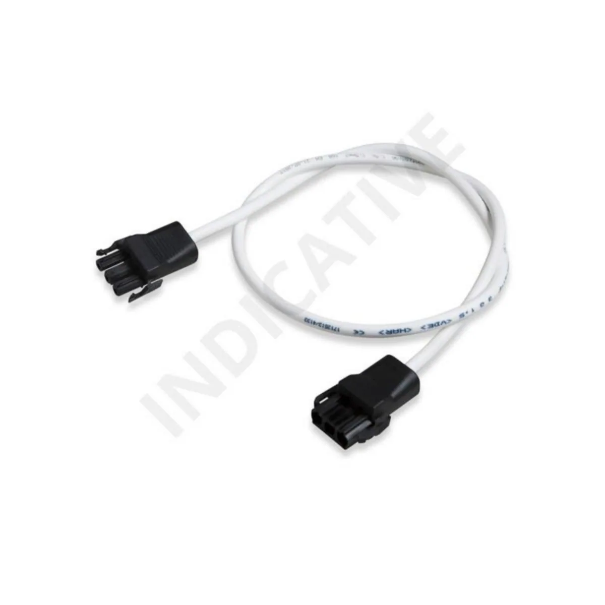 Johtosarjat 3-napaiset 2,5 mm² uros/naaras mustat liittimet HF EnstoNet, 3N 3x2.5mm2 HF MUS 6.0m