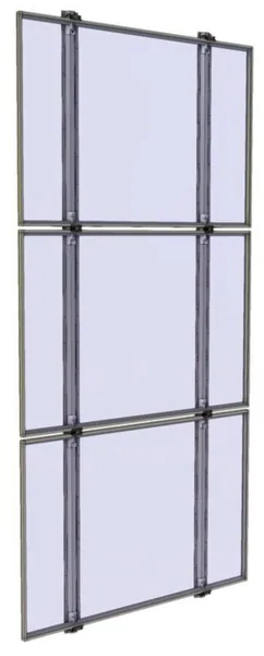 Seinätelinesarja Orima Solar Wall ASENNUSTARVIKEPAKKAUS 3P