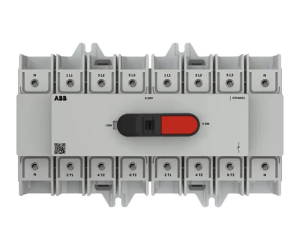 Vaihtokytkin ABB OT Plus 4-napainen 4-NAP. I-O-II 63A 690V AC-22A