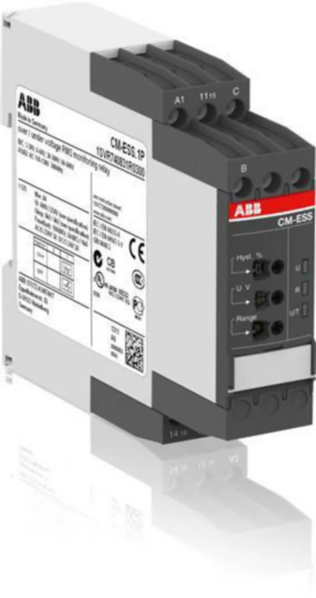 Valvontarele jännite ABB CM-ESS.1P, PIKAJOUSILIITÄNTÄ