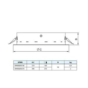 Alasvalo Modus SPMN - ALASVALO MODUS SPMN 28W 840 2600LM AC VA