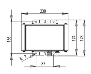 Katto-/seinavalaisin sisä Easy Led PRO+ Series - KATTO-/SEINAVAL PRO+ SERIES PRO+ 100 22-330MA 23W DALI