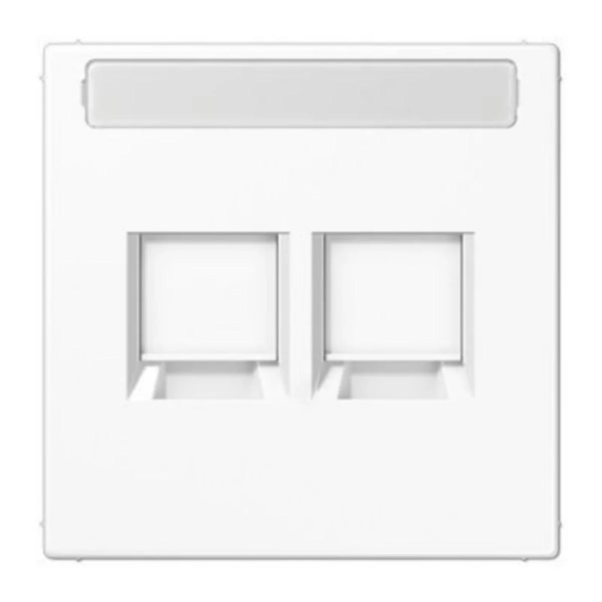 Keskiölevy Ensto Intro RJ45 LS969 2XRJ45, UTP VAL – valkoinen
