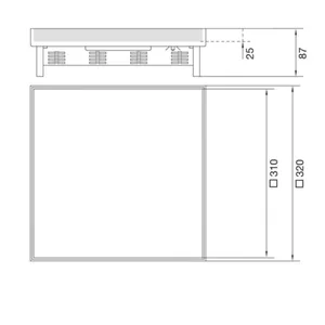 Lattiarasia Hager Electraplan.VE-EE EKQ160 RST - LATTIARASIA ELECTRAPLAN.VE-EE EKQ160 RST 320X320 UMPI 25MM