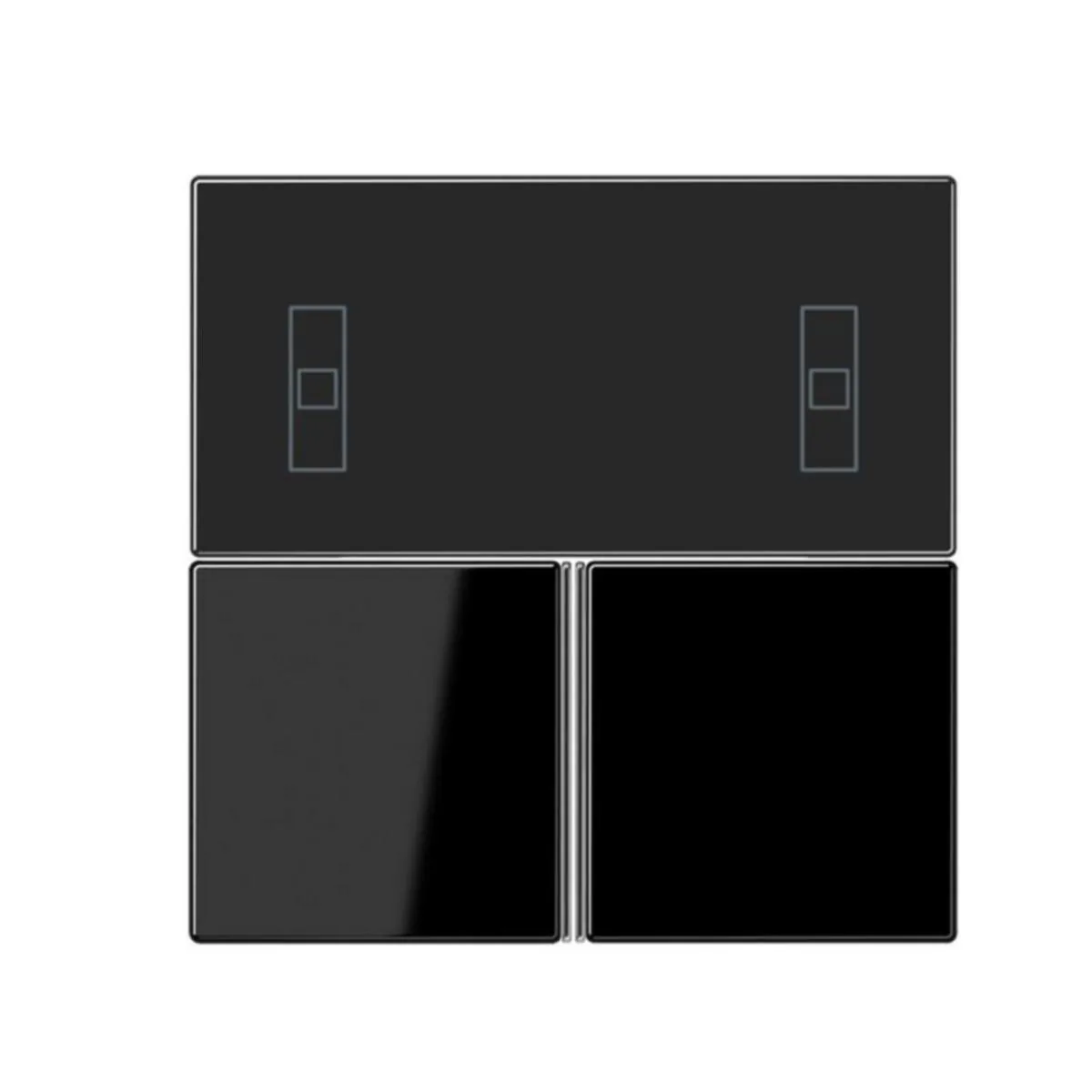 Painike KNX Ensto Jung F40 VIVUT COMPACT. MUSTA – musta