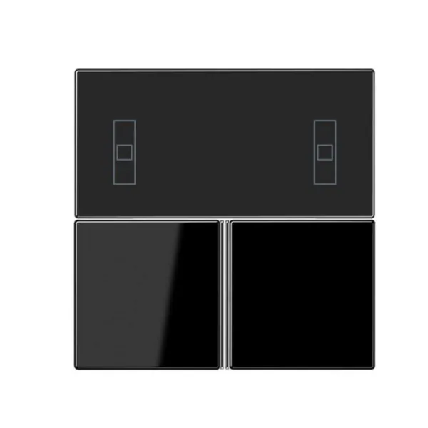 Painike KNX Ensto Jung F40 VIVUT COMPACT. MUSTA